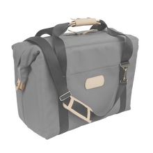 Load image into Gallery viewer, Large Cooler - Slate Coated Canvas Front Angle in Color 'Slate Coated Canvas'