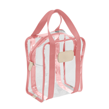 Load image into Gallery viewer, Clear Shag Bag - Rose Webbing Front Angle in Color 'Rose Webbing'