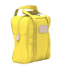 Load image into Gallery viewer, Shag Bag - Lemon Coated Canvas Front Angle in Color &#39;Lemon Coated Canvas&#39;
