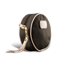 Load image into Gallery viewer, Luna - Espresso Coated Canvas Front Angle in Color 'Espresso Coated Canvas'
