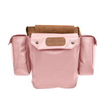 Load image into Gallery viewer, Bird Bag - Rose Coated Canvas Front Angle in Color 'Rose Coated Canvas'