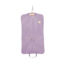 Load image into Gallery viewer, Two-Suiter - Lilac Coated Canvas Front Angle in Color 'Lilac Coated Canvas'