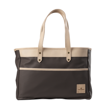 Load image into Gallery viewer, Bebita - Espresso Coated Canvas Front Angle in Color 'Espresso Coated Canvas'