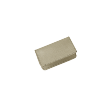 Load image into Gallery viewer, Card Case - Champagne Leather Front Angle in Color 'Champagne Leather'
