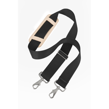 Load image into Gallery viewer, Shoulder Strap - 1.5" Black Webbing Front Angle in Color '1.5" Black Webbing'