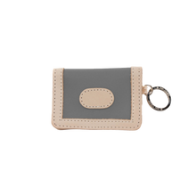 Load image into Gallery viewer, ID Wallet - Slate Coated Canvas Front Angle in Color 'Slate Coated Canvas'