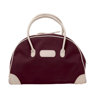 SS Carry On - Burgundy Coated Canvas Front Angle in Color 'Burgundy Coated Canvas'