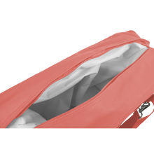 Load image into Gallery viewer, Large Cooler - Coral Coated Canvas Front Angle in Color 'Coral Coated Canvas'