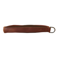 Load image into Gallery viewer, Small Revolver Case - Espresso Coated Canvas Front Angle in Color 'Espresso Coated Canvas'