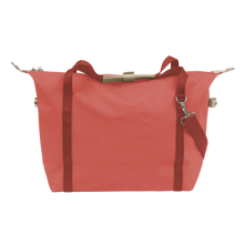 Load image into Gallery viewer, Daytripper - Coral Coated Canvas Front Angle in Color 'Coral Coated Canvas'