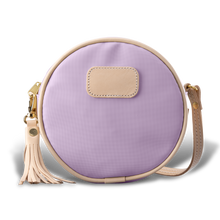 Load image into Gallery viewer, Luna - Lilac Coated Canvas Front Angle in Color 'Lilac Coated Canvas'
