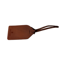 Load image into Gallery viewer, Luggage Tag - Oiled Front Angle in Color 'Oiled'