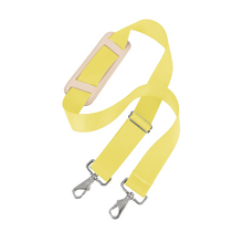Load image into Gallery viewer, Shoulder Strap - 1.5" Lemon Webbing Front Angle in Color '1.5" Lemon Webbing'