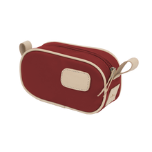Load image into Gallery viewer, Junior Shave Kit - Red Coated Canvas Front Angle in Color 'Red Coated Canvas'