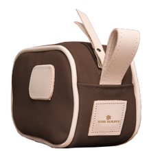Load image into Gallery viewer, Junior Shave Kit - Espresso Coated Canvas Front Angle in Color 'Espresso Coated Canvas'