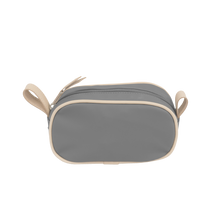 Load image into Gallery viewer, Junior Shave Kit - Slate Coated Canvas Front Angle in Color 'Slate Coated Canvas'