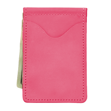 Load image into Gallery viewer, McClip - Hot Pink Leather Front Angle in Color &#39;Hot Pink Leather&#39;
