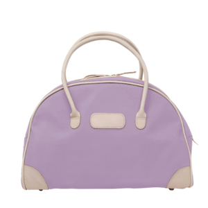 SS Carry On - Lilac Coated Canvas Front Angle in Color 'Lilac Coated Canvas'