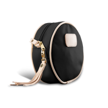 Load image into Gallery viewer, Luna - Black Coated Canvas Front Angle in Color 'Black Coated Canvas'