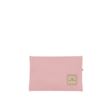 Load image into Gallery viewer, Pouch Back Angle in Color 'Rose Coated Canvas'