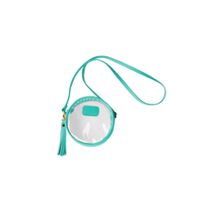 Load image into Gallery viewer, Clear Luna - Caribbean Leather Front Angle in Color 'Caribbean Leather'