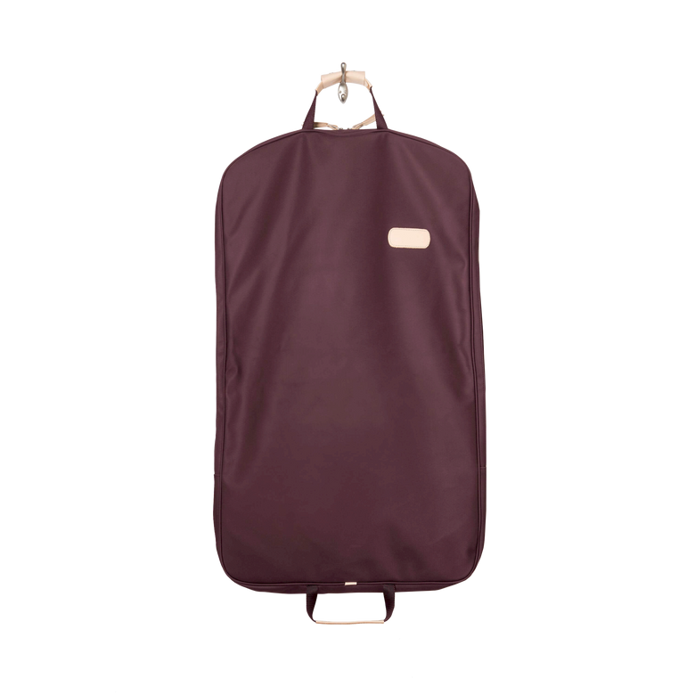 Mainliner - Burgundy Coated Canvas Front Angle in Color 'Burgundy Coated Canvas'