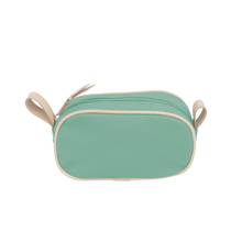Load image into Gallery viewer, Junior Shave Kit - Mint Coated Canvas Front Angle in Color 'Mint Coated Canvas'