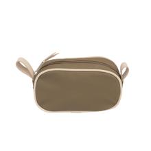 Load image into Gallery viewer, Junior Shave Kit - Saddle Coated Canvas Front Angle in Color 'Saddle Coated Canvas'