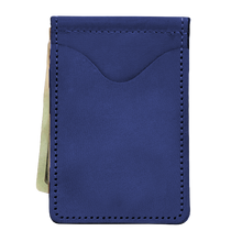 Load image into Gallery viewer, McClip - Royal Blue Leather Front Angle in Color 'Royal Blue Leather'