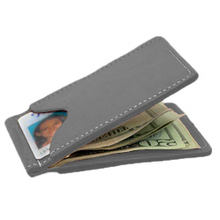 Load image into Gallery viewer, McClip - Steel Leather Front Angle in Color 'Steel Leather'