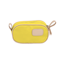 Load image into Gallery viewer, Junior Shave Kit - Lemon Coated Canvas Front Angle in Color 'Lemon Coated Canvas'