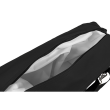 Load image into Gallery viewer, Large Cooler - Black Coated Canvas Front Angle in Color 'Black Coated Canvas'