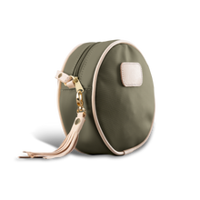 Load image into Gallery viewer, Luna - Moss Coated Canvas Front Angle in Color 'Moss Coated Canvas'