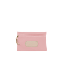 Load image into Gallery viewer, Pouch Front Angle in Color 'Rose Coated Canvas'