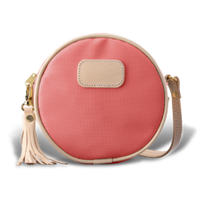 Load image into Gallery viewer, Luna - Coral Coated Canvas Front Angle in Color 'Coral Coated Canvas'