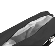 Load image into Gallery viewer, Large Cooler - Charcoal Coated Canvas Front Angle in Color 'Charcoal Coated Canvas'