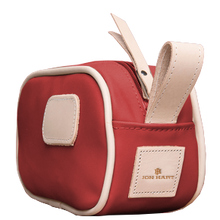 Load image into Gallery viewer, Junior Shave Kit - Red Coated Canvas Front Angle in Color 'Red Coated Canvas'