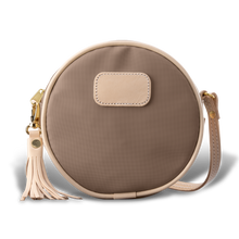 Load image into Gallery viewer, Luna - Saddle Coated Canvas Front Angle in Color 'Saddle Coated Canvas'