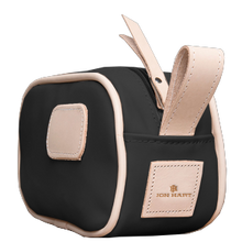 Load image into Gallery viewer, Junior Shave Kit - Black Coated Canvas Front Angle in Color 'Black Coated Canvas'