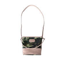 Load image into Gallery viewer, Letita - Classic Camo Coated Canvas Front Angle in Color 'Classic Camo Coated Canvas'