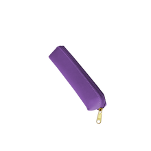 Load image into Gallery viewer, Bolsa - Plum Leather Front Angle in Color 'Plum Leather'