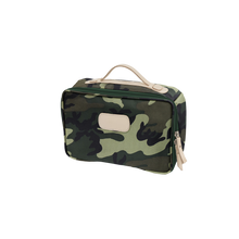 Load image into Gallery viewer, Large Travel Kit - Classic Camo Coated Canvas Front Angle in Color 'Classic Camo Coated Canvas'
