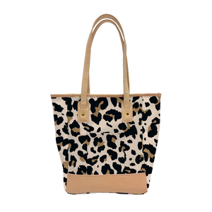 Color 'Leopard Coated Canvas'
