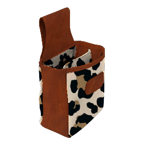 Color 'Leopard Coated Canvas'
