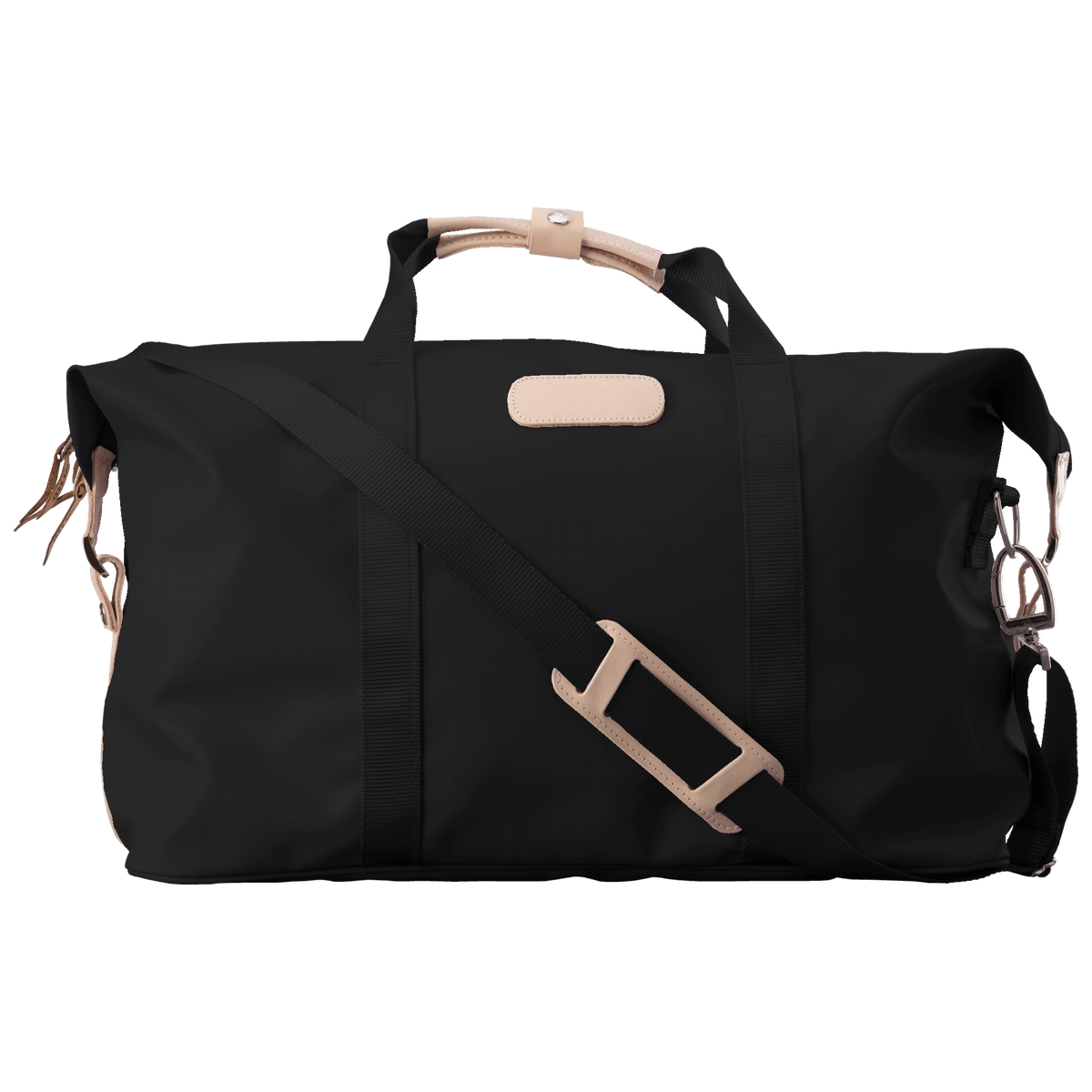 Weekender in Tan Coated Canvas initials SPE