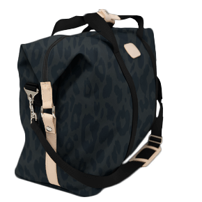 Color 'Dark Leopard Coated Canvas'