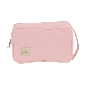 Small Travel Kit Back Angle in Color 'Rose Coated Canvas'
