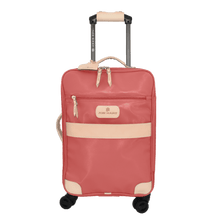 Load image into Gallery viewer, 360 Carryon Wheels front view in Color &#39;Coral Coated Canvas&#39;
