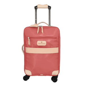 360 Carryon Wheels front view in Color 'Coral Coated Canvas'