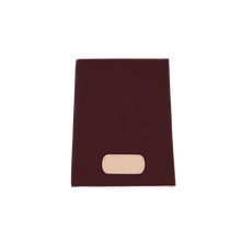 Load image into Gallery viewer, Executive Folder - Burgundy Coated Canvas Front Angle in Color &#39;Burgundy Coated Canvas&#39;
